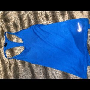 Women’s royal blue Nike dry fit tank top